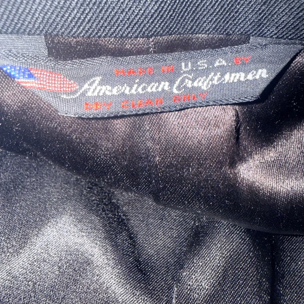 Vntg 1986 US Navy Officer Dress Blue Jacket Kass Wilner-Howard Lieutenant Cmdr